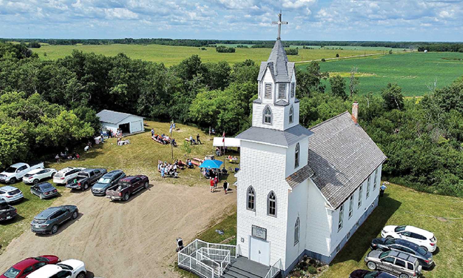 A lot of people came out to celebrate the New Finland District community�s celebration of 135 years since the first settler came to New Finland, located near Rocanville, Saskatchewan.